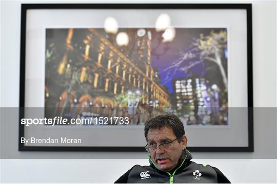 Ireland Rugby Press Conference Ireland Rugby Press Conference