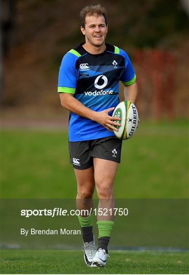 Ireland Rugby Squad Training and Press Conference