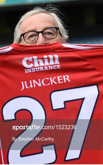 President of the European Commission Jean-Claude Juncker visits Croke Park