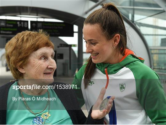 Homecoming of the Irish Team at the IAAF World U20 Athletics Championships in Tampere, Finland