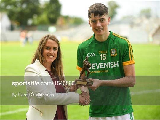 Man of the Match at Meath v Kildare - Electric Ireland Leinster GAA Football Minor Championship Final