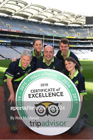 GAA Museum & Tours celebrates TripAdvisor ‘Hall of Fame’ Award