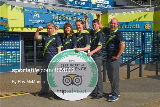 GAA Museum & Tours celebrates TripAdvisor ‘Hall of Fame’ Award GAA Museum & Tours celebrates TripAdvisor ‘Hall of Fame’ Award