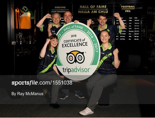 GAA Museum & Tours celebrates TripAdvisor ‘Hall of Fame’ Award