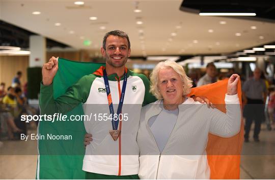 Homecoming of the Irish Team from the European Athletics Championships in Berlin