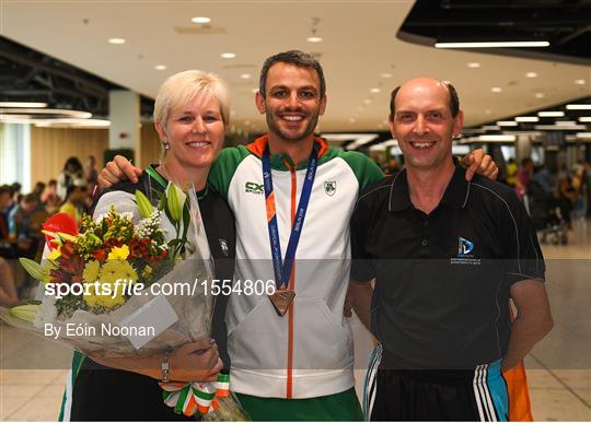 Homecoming of the Irish Team from the European Athletics Championships in Berlin