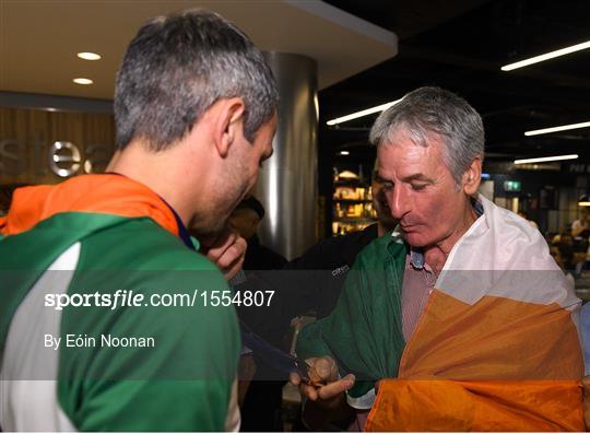 Homecoming of the Irish Team from the European Athletics Championships in Berlin