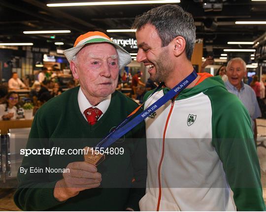 Homecoming of the Irish Team from the European Athletics Championships in Berlin