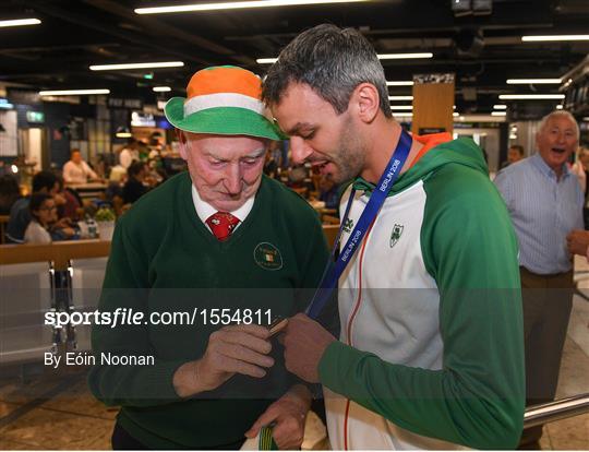 Homecoming of the Irish Team from the European Athletics Championships in Berlin