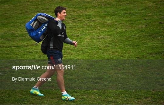 Munster Rugby Squad Training and Press Conference