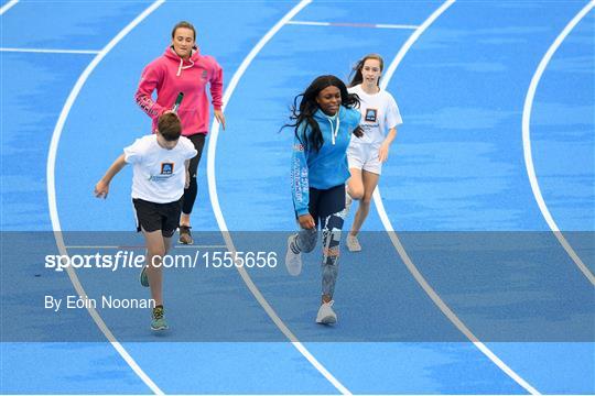 Ireland’s World Championships Relay Heroes launch Aldi Community Games’ National Festival at UL