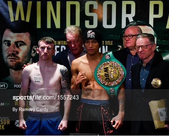 Windsor Park Boxing Weigh Ins
