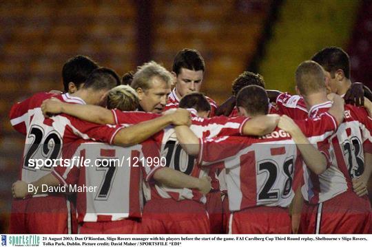 FAI Carlsberg Cup Third Round replay between Shelbourne and Sligo Rovers at Tolka Park