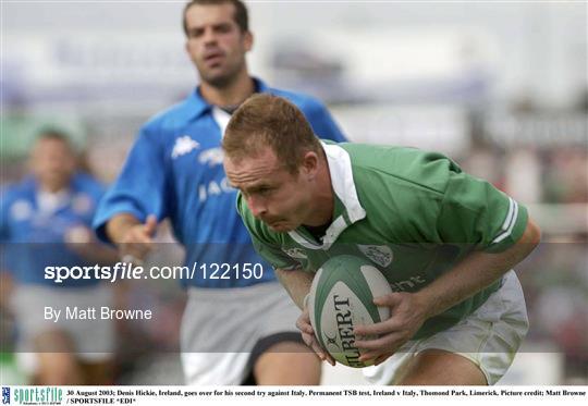 Permanent TSB test match between Ireland and Italy