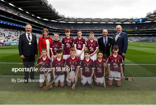 INTO Cumann na mBunscol GAA Respect Exhibition Go Games at Galway v Limerick - GAA Hurling All-Ireland Senior Championship Final INTO Cumann na mBunscol GAA Respect Exhibition Go Games at Galway v Limerick - GAA Hurling All-Ireland Senior Championship Final