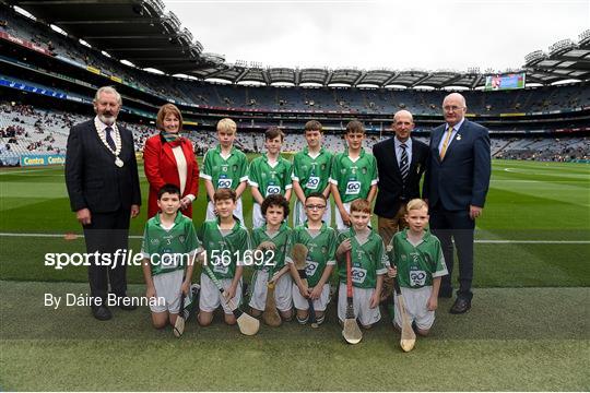 INTO Cumann na mBunscol GAA Respect Exhibition Go Games at Galway v Limerick - GAA Hurling All-Ireland Senior Championship Final INTO Cumann na mBunscol GAA Respect Exhibition Go Games at Galway v Limerick - GAA Hurling All-Ireland Senior Championship Final