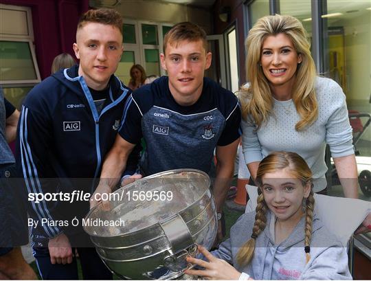 All-Ireland Senior Football Championship winners visit Our Lady's Children's Hospital Crumlin