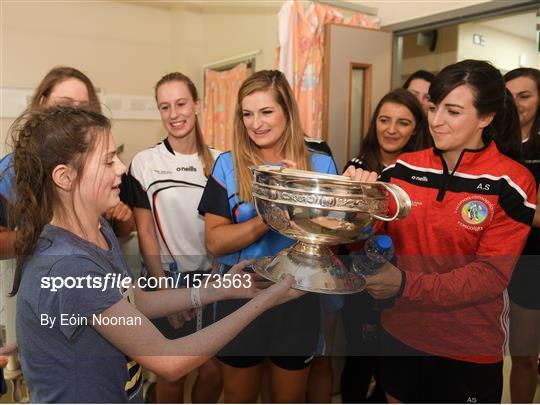 All-Ireland Senior Camogie Champions visit Our Lady's Children's Hospital Crumlin