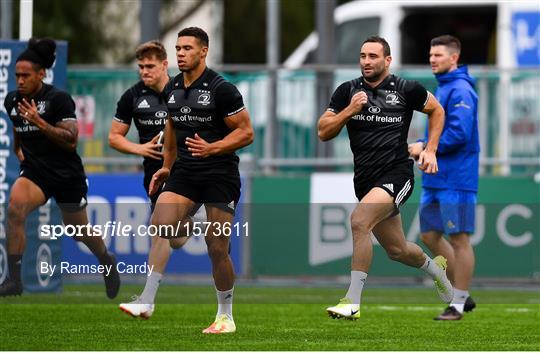 Leinster Rugby Squad Training and Press Conference