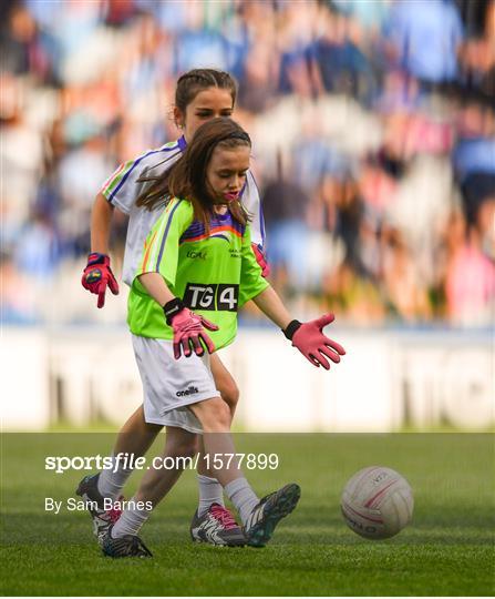 Half-time GO Games during the TG4 All-Ireland Ladies Football Championship Finals