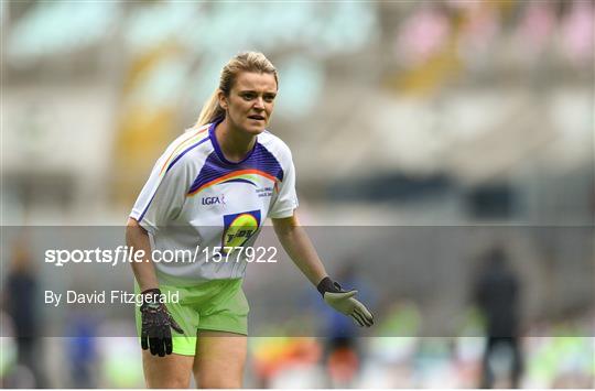 Half-time GO Games during the TG4 All-Ireland Ladies Football Championship Finals