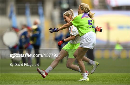 Half-time GO Games during the TG4 All-Ireland Ladies Football Championship Finals