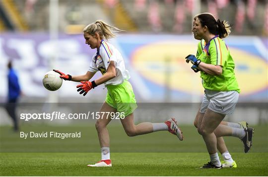 Half-time GO Games during the TG4 All-Ireland Ladies Football Championship Finals