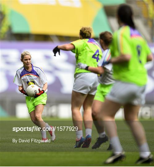 Half-time GO Games during the TG4 All-Ireland Ladies Football Championship Finals