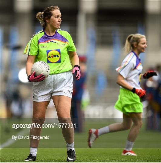 Half-time GO Games during the TG4 All-Ireland Ladies Football Championship Finals Half-time GO Games during the TG4 All-Ireland Ladies Football Championship Finals