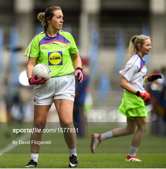 Half-time GO Games during the TG4 All-Ireland Ladies Football Championship Finals