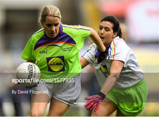 Half-time GO Games during the TG4 All-Ireland Ladies Football Championship Finals