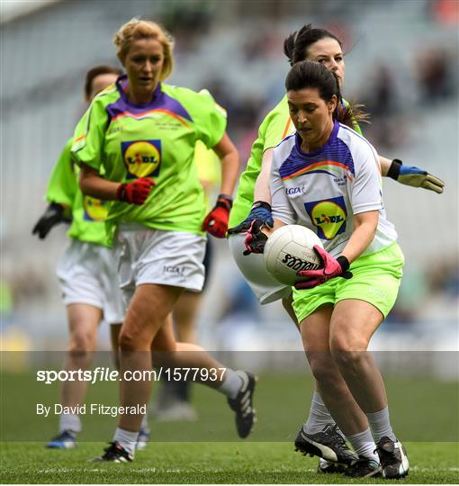 Half-time GO Games during the TG4 All-Ireland Ladies Football Championship Finals Half-time GO Games during the TG4 All-Ireland Ladies Football Championship Finals
