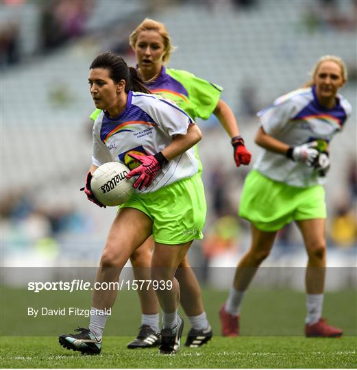 Half-time GO Games during the TG4 All-Ireland Ladies Football Championship Finals