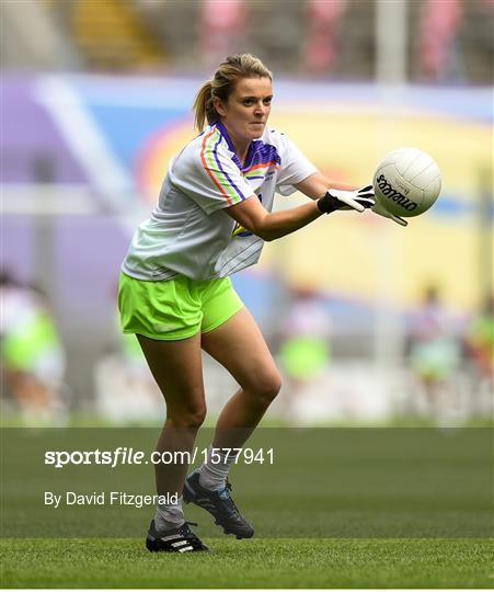 Half-time GO Games during the TG4 All-Ireland Ladies Football Championship Finals