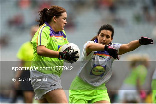 Half-time GO Games during the TG4 All-Ireland Ladies Football Championship Finals