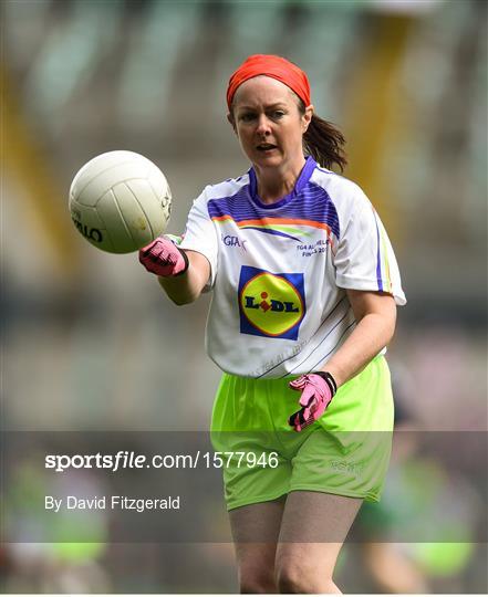 Half-time GO Games during the TG4 All-Ireland Ladies Football Championship Finals