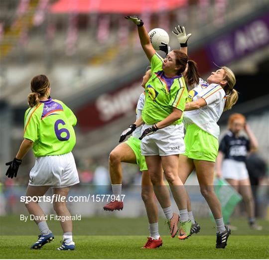 Half-time GO Games during the TG4 All-Ireland Ladies Football Championship Finals