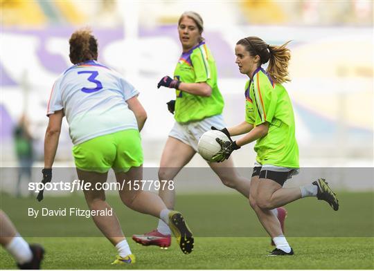 Half-time GO Games during the TG4 All-Ireland Ladies Football Championship Finals Half-time GO Games during the TG4 All-Ireland Ladies Football Championship Finals