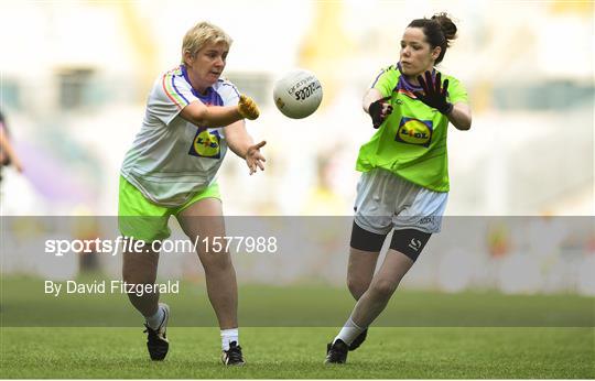 Half-time GO Games during the TG4 All-Ireland Ladies Football Championship Finals