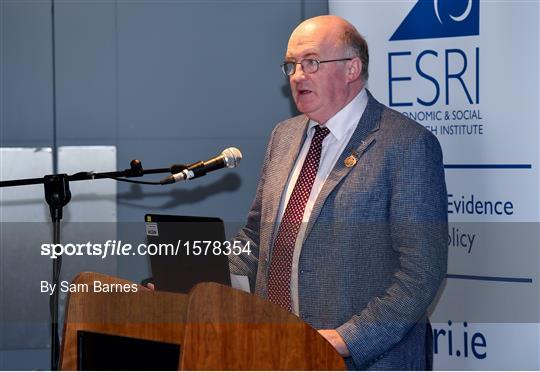 Launch of ESRI Report into Playing Senior Intercounty Gaelic Games