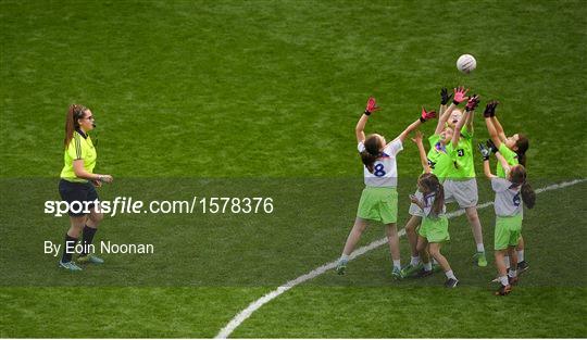 Half-time GO Games during the TG4 All-Ireland Ladies Football Championship Finals