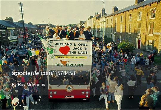Republic of Ireland Homecoming from Italia 90