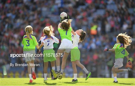 Half-time GO Games during the TG4 All-Ireland Ladies Football Championship Finals Half-time GO Games during the TG4 All-Ireland Ladies Football Championship Finals