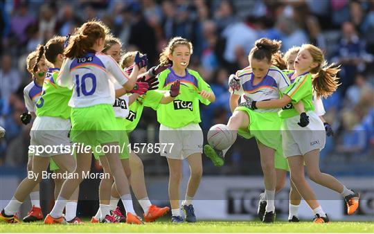 Half-time GO Games during the TG4 All-Ireland Ladies Football Championship Finals Half-time GO Games during the TG4 All-Ireland Ladies Football Championship Finals