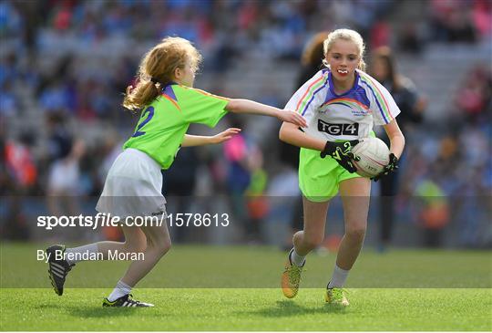 Half-time GO Games during the TG4 All-Ireland Ladies Football Championship Finals Half-time GO Games during the TG4 All-Ireland Ladies Football Championship Finals