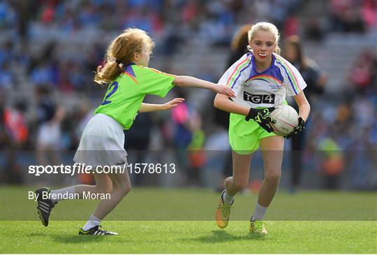 Half-time GO Games during the TG4 All-Ireland Ladies Football Championship Finals