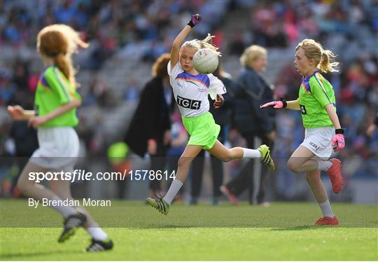 Half-time GO Games during the TG4 All-Ireland Ladies Football Championship Finals