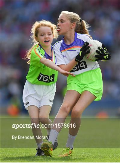 Half-time GO Games during the TG4 All-Ireland Ladies Football Championship Finals