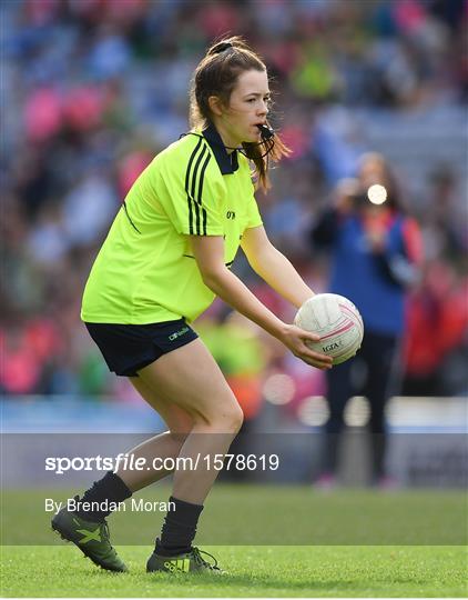 Half-time GO Games during the TG4 All-Ireland Ladies Football Championship Finals