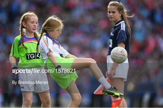Half-time GO Games during the TG4 All-Ireland Ladies Football Championship Finals Half-time GO Games during the TG4 All-Ireland Ladies Football Championship Finals